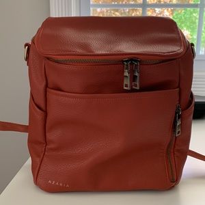 NEW Azaria La Mère Petite Terracotta Diaper Bag/Backpack